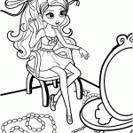 barbie para colorir
