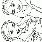 barbie para colorir
