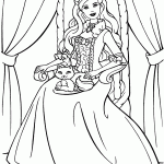 barbie para colorir
