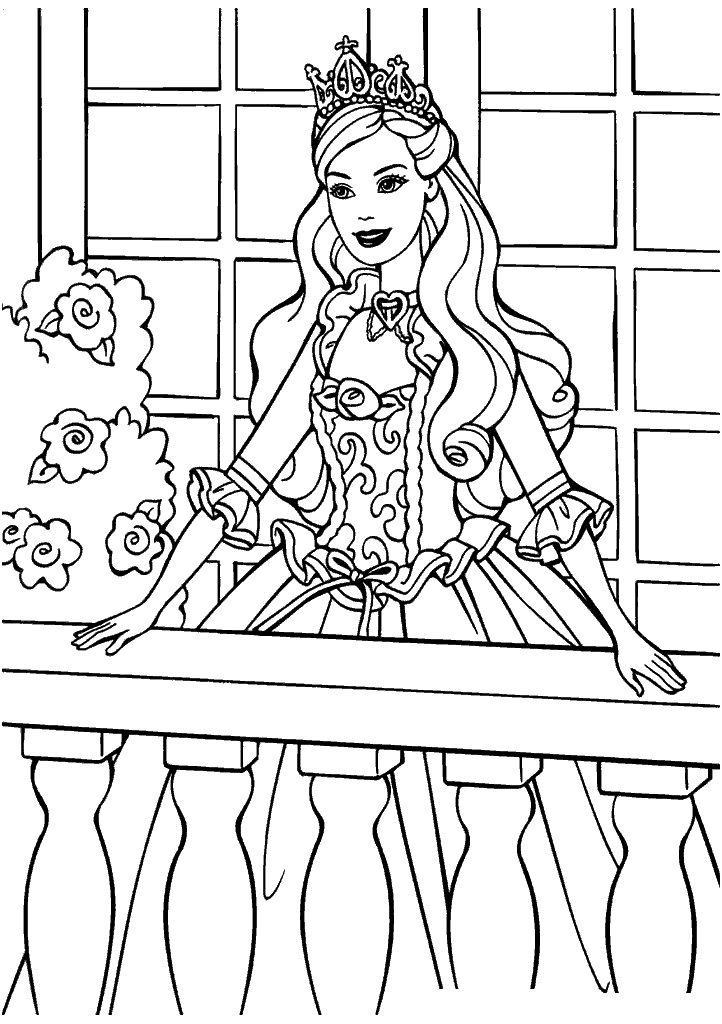barbie para colorir