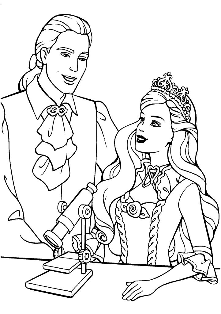 barbie para colorir