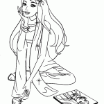 barbie para colorir