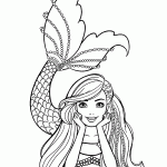 barbie para colorir