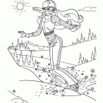 barbie para colorir