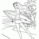 barbie para colorir