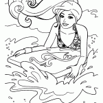 barbie para colorir