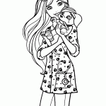 barbie para colorir