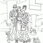 barbie para colorir