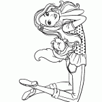 barbie para colorir