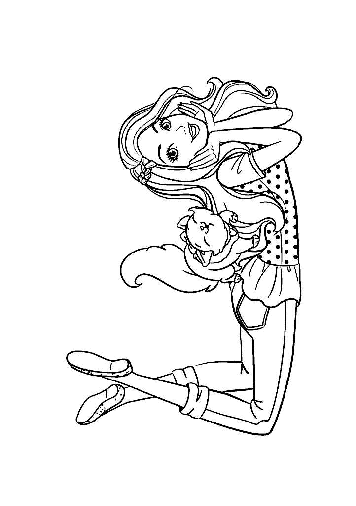 barbie para colorir