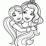 barbie para colorir