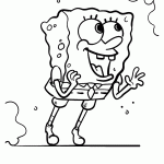 bob esponja para colorir