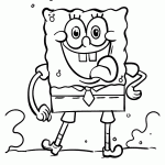 bob esponja para colorir