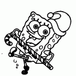 bob esponja para colorir