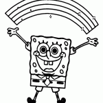 bob esponja para colorir
