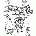 bob esponja para colorir