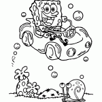 bob esponja para colorir