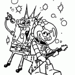 bob esponja para colorir