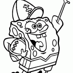 bob esponja para colorir