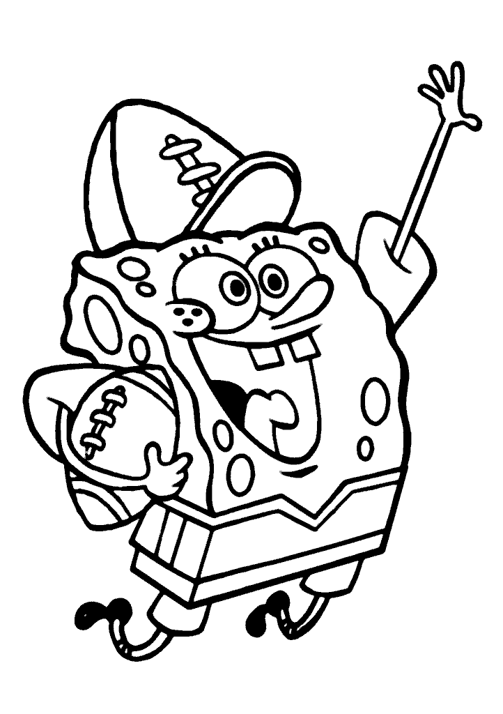 bob esponja para colorir