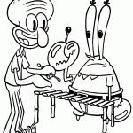 bob esponja para colorir