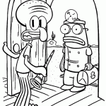 bob esponja para colorir