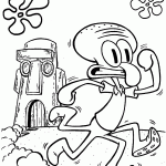 bob esponja para colorir