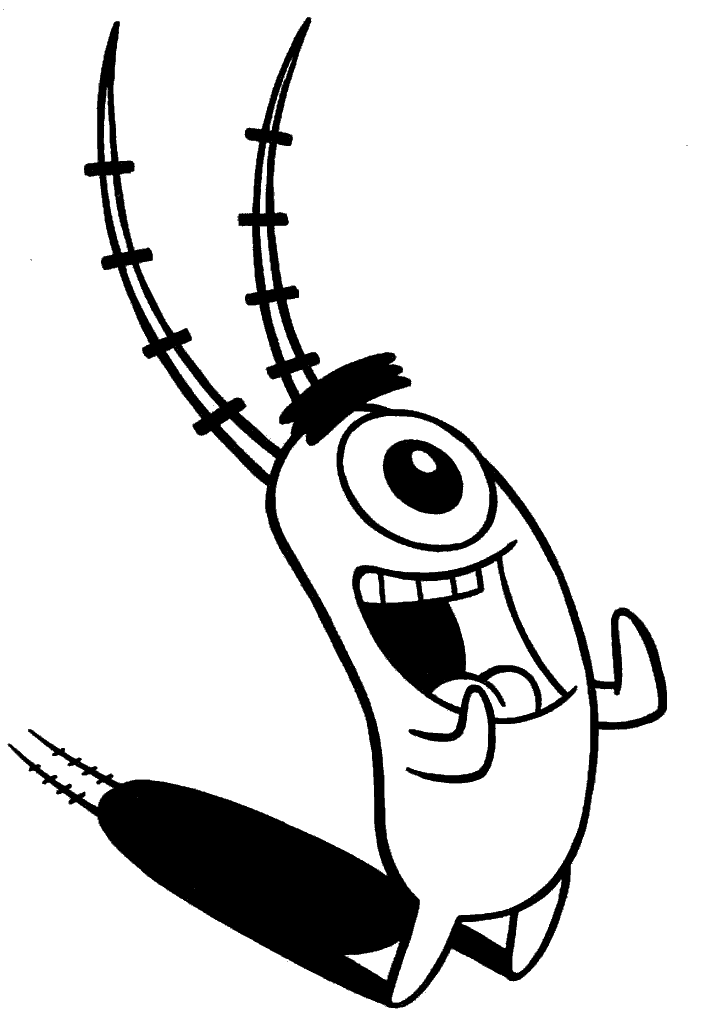 bob esponja para colorir