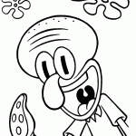 bob esponja para colorir
