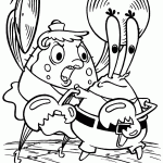 bob esponja para colorir