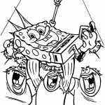bob esponja para colorir