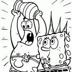 bob esponja para colorir