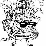 bob esponja para colorir