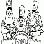bob esponja para colorir