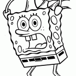 bob esponja para colorir