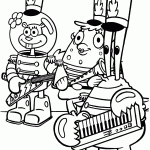 bob esponja para colorir