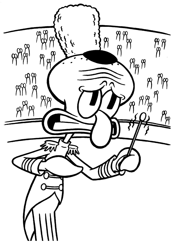 bob esponja para colorir
