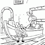 bob esponja para colorir