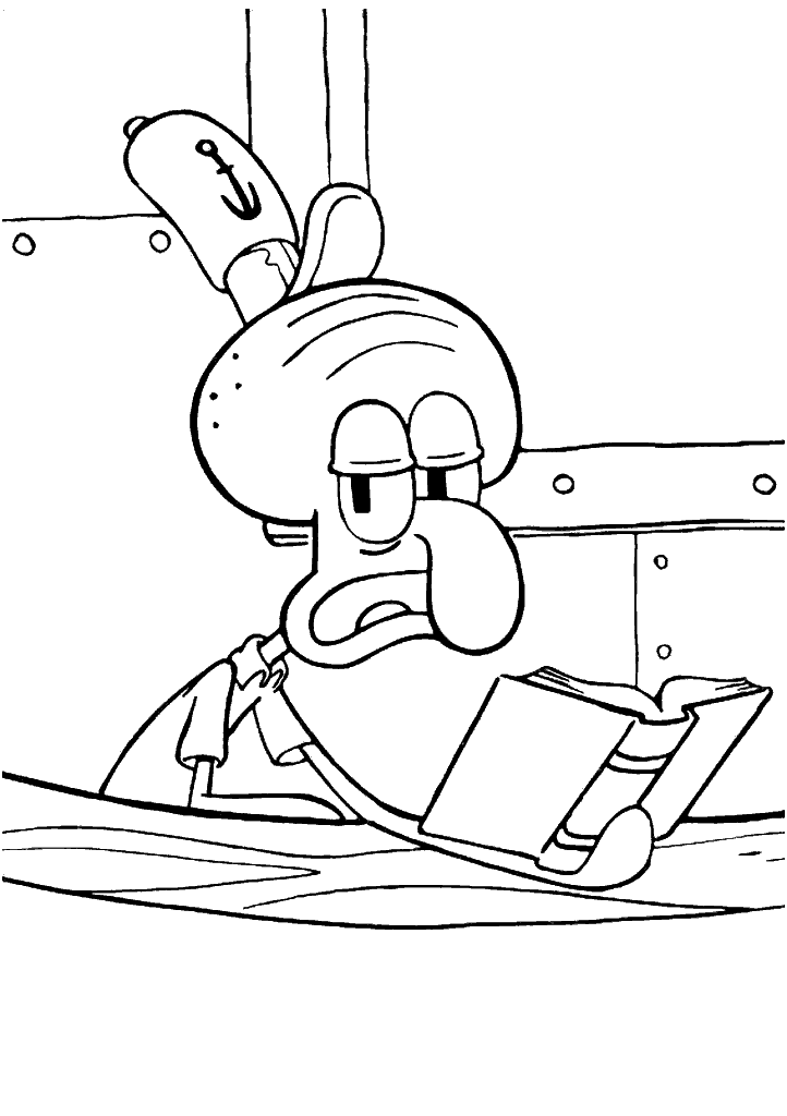 bob esponja para colorir