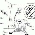bob esponja para colorir
