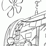 bob esponja para colorir