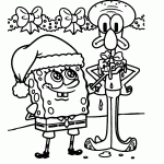 bob esponja para colorir