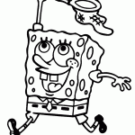 bob esponja para colorir