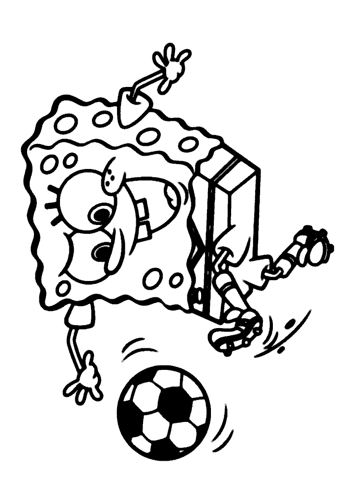 bob esponja para colorir