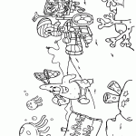 bob esponja para colorir