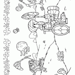 bob esponja para colorir