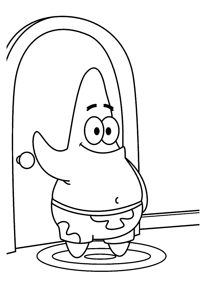 bob esponja para colorir