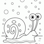 bob esponja para colorir