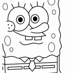 bob esponja para colorir
