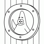 bob esponja para colorir